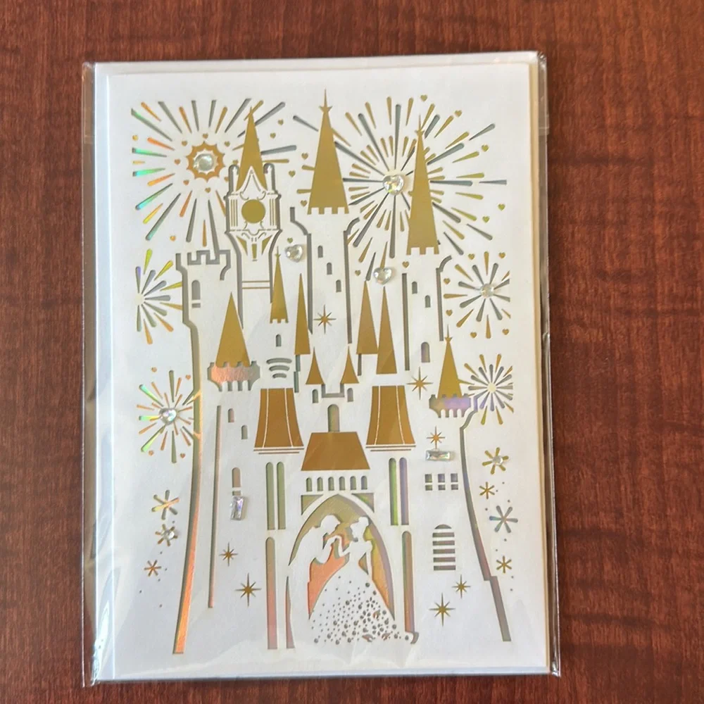 Papyrus Disney Princess Greeting Cards, Snow White, Belle & Cinderella Castle